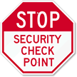 Stop Security Check Point Sign