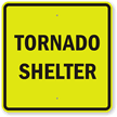 Tornado Shelter Sign