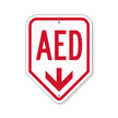 AED Automated External Defibrillator Sign