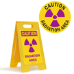 Caution Radiation Area Floor Sign