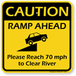 Ramp Ahead Sign
