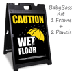 Caution Wet Floor BabyBoss Sign