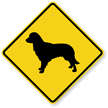 Golden Retriever Symbol Guard Dog Sign