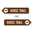 Horse Trail Campground Sign