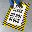 Keep Clear Do Not Block Sign