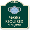 Masks Required At All Times Signature Sign