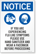 Notice Please Use Hand Sanitizer Before Proceeding Sign