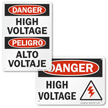 OSHA Danger High Voltage Sign