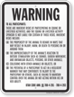 Utah Equine Liability Sign