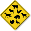 Various Animal Crossing Symbols Sign