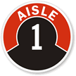Aisle ID 1 Label