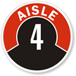 Aisle ID 4 Label