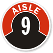 Aisle ID 9 Label