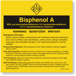 Bisphenol A ANSI Chemical Label