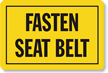 Dashboard Safety Decals - Fasten Seat Belt