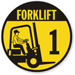 Forklift -1 (with Graphic) Label