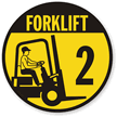 Forklift -2 (with Graphic) Label