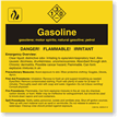 Gasoline ANSI Chemical Label