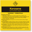 Kerosene ANSI Chemical Label