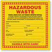Semi Custom New Jersey Hazardous Waste Label