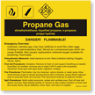 Propane Gas ANSI Chemical Label