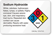 Sodium Hypochlorite NFPA Chemical Hazard Label