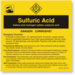 Sulfuric Acid ANSI Chemical Label