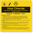 Vinyl Chloride ANSI Chemical Label
