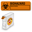 Biohazard Hazard Identity Label