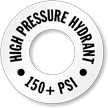 High Pressure Hydrant Fire Hydrant Marker