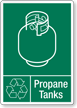 Propane Tanks Recycling Label