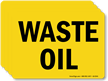 Waste Oil Chemical Hazard Label