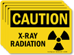 X Ray Radiation OSHA Caution Label With Graphic