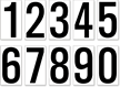 Placard Numbers - KIT