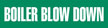 Boiler Blow Down (Green) Adhesive Pipe Marker