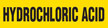 Hydrochloric Acid (Yellow) Adhesive Pipe Marker