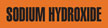 Sodium Hydroxide (Orange) Adhesive Pipe Marker