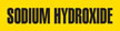 Sodium Hydroxide (Yellow) Adhesive Pipe Marker