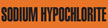 Sodium Hypochlorite (Orange) Adhesive Pipe Marker