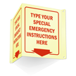 GlowSmart™ Custom Projecting Emergency Sign