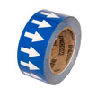 Blue Background with White Arrows Tape   2" x 108'