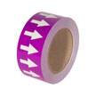 Purple Background with White Arrows Directional Flow Tape