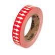 Red Background with White Arrows Tape   1" x 54'
