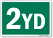 2 Yard Label For Containers And Dumpsters