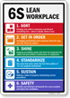 6S Lean Workplace Sign