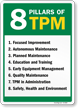 8 Pillars Of TPM Sign