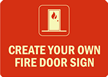 Create Your Own Glowing Fire Door Sign