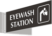 Eyewash Station Corridor Sign