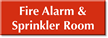 Fire Alarm & Sprinkler Room Select a Color Engraved Sign