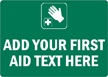 Custom First Aid Sign